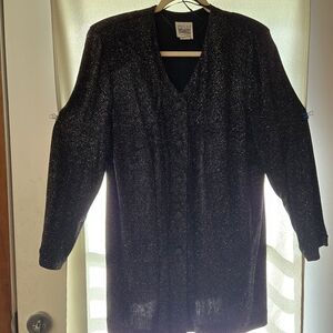 Cocktail, Evening & Holiday Black Sequin Jacket